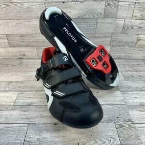 Peloton Cycling Shoes EU 45 Black Look Delta Cleats Ratchet Indoor Bike125